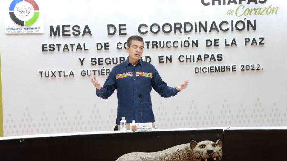 Rutilio Escandón, gobernador de Chiapas.