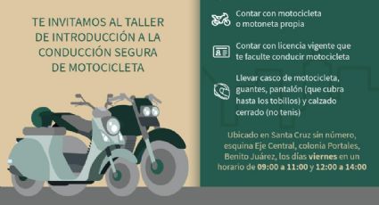 Trabajamos para dar herramientas para la seguridad de motociclistas: Valentina Delgado