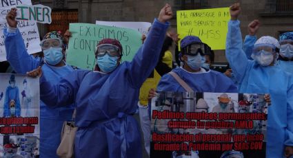 Enfermeros de México piden salarios más justos