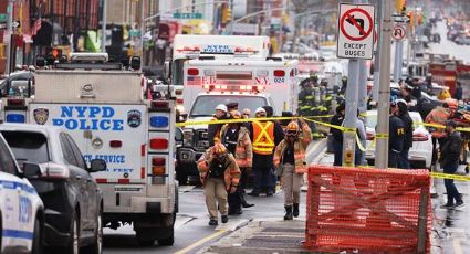 Tiroteo en el Metro de Nueva York deja ya 16 heridos, ocho de ellos de bala