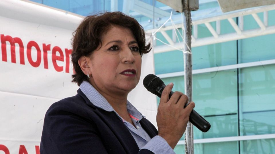 Delfina Gómez, precandidata de Morena en el Edomex.