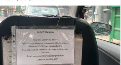 Taxista publica CV de su hija y consigue entrevistas laborales