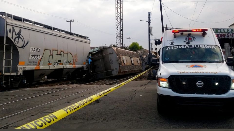 Se descarriló un tren en Ecatepec