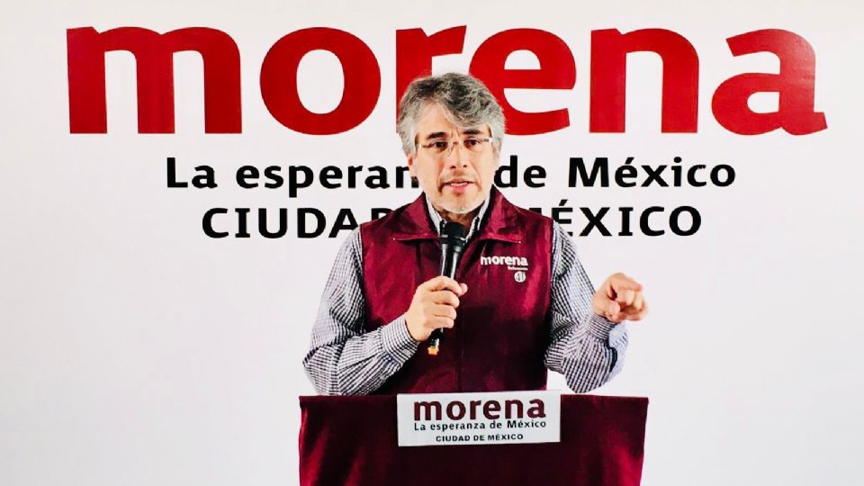 Tomás Pliego, presidente de Morena en la Ciudad de México.