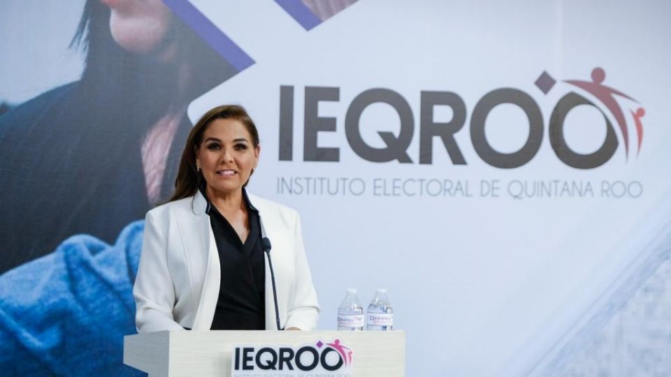 Mara Lezama, candidata de Morena a la gubernatura de QRoo.