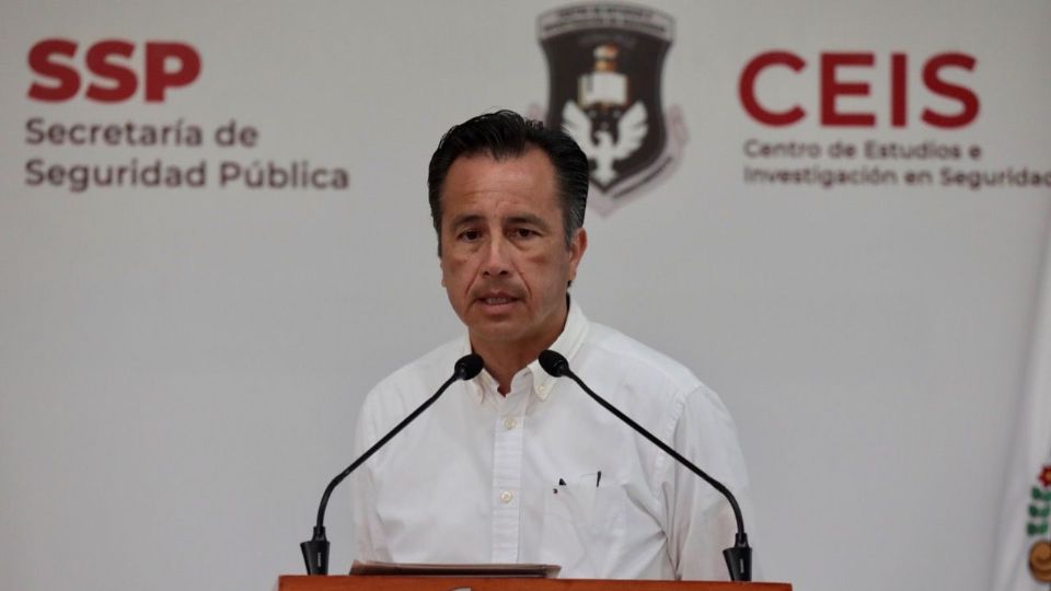 Cuitláhuac García, gobernador de Veracruz.