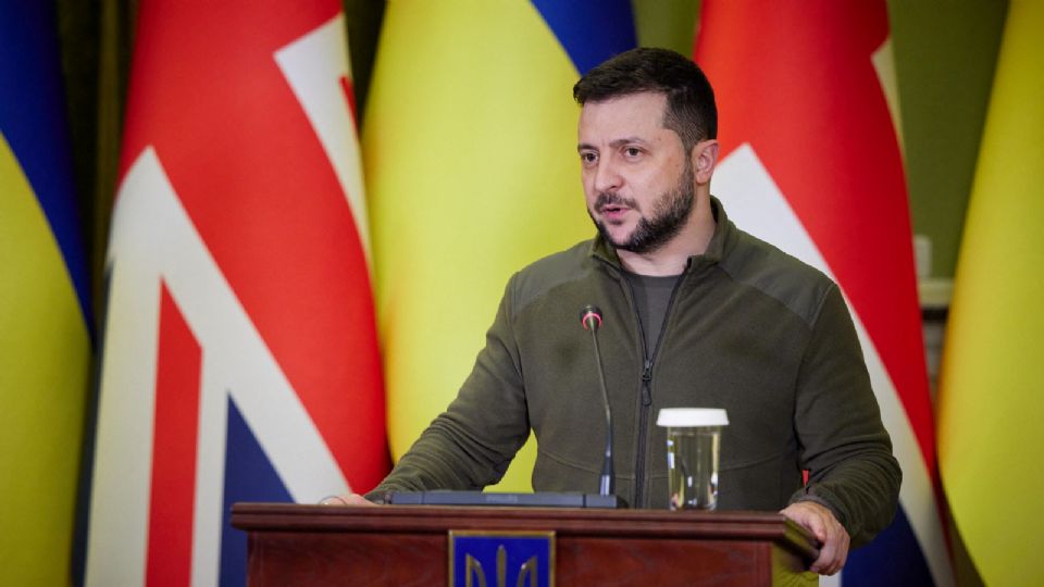 Volodomir Zelensky, presidente de Ucrania