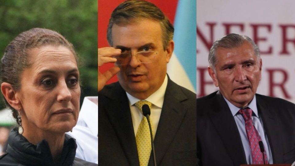 INE declaró improcedentes medidas contra Sheinbaum, Ebrard y Augusto López.