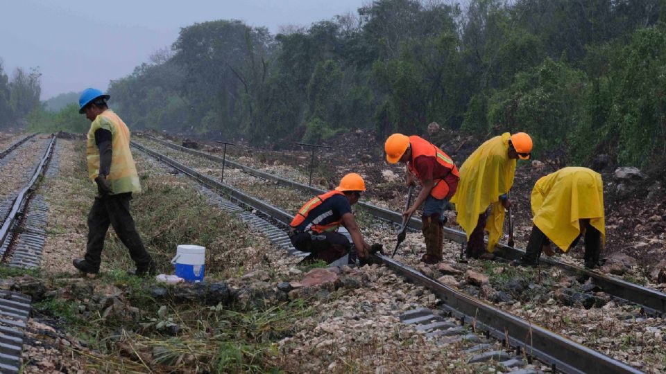 Obras del Tren Maya.