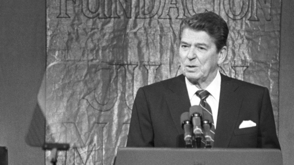 El presidente de Estados Unidos, Ronald Reagan