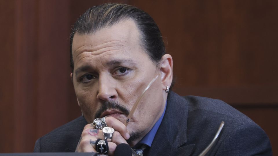 El actor Johnny Depp durante un juicio en el tribunal de Fairfax en Fairfax, Virginia