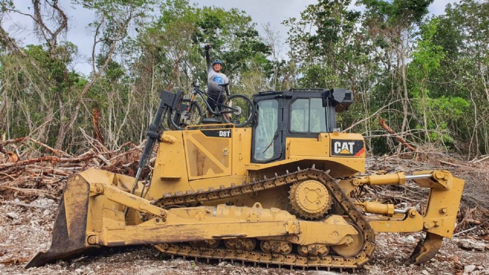 Obras suspendidas del Tramo 5 del Tren Maya.