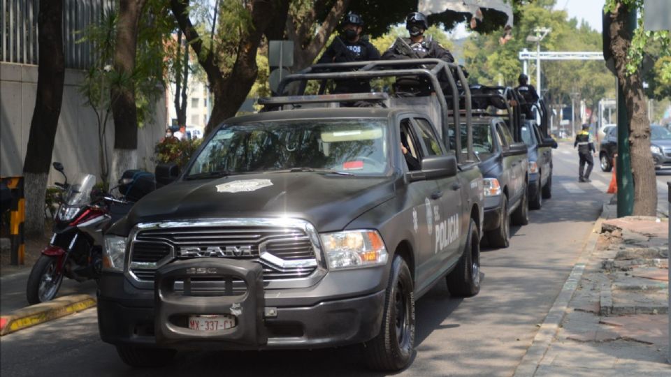 Traslado de un presunto líder criminal.