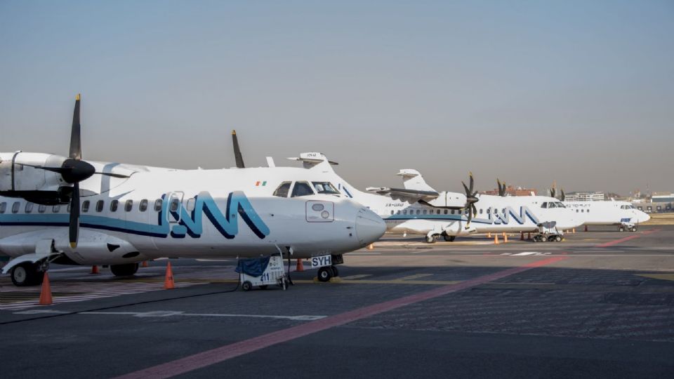 La empresa de vuelos Aeromar, presentó sus nuevos aviones ATR Serie-600, en 2017