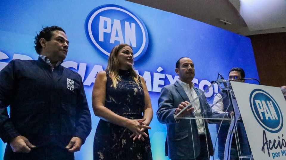 Conferencia de la dirigencia del Cen del PAN, respecto a las elecciones en 6 Estados del país.