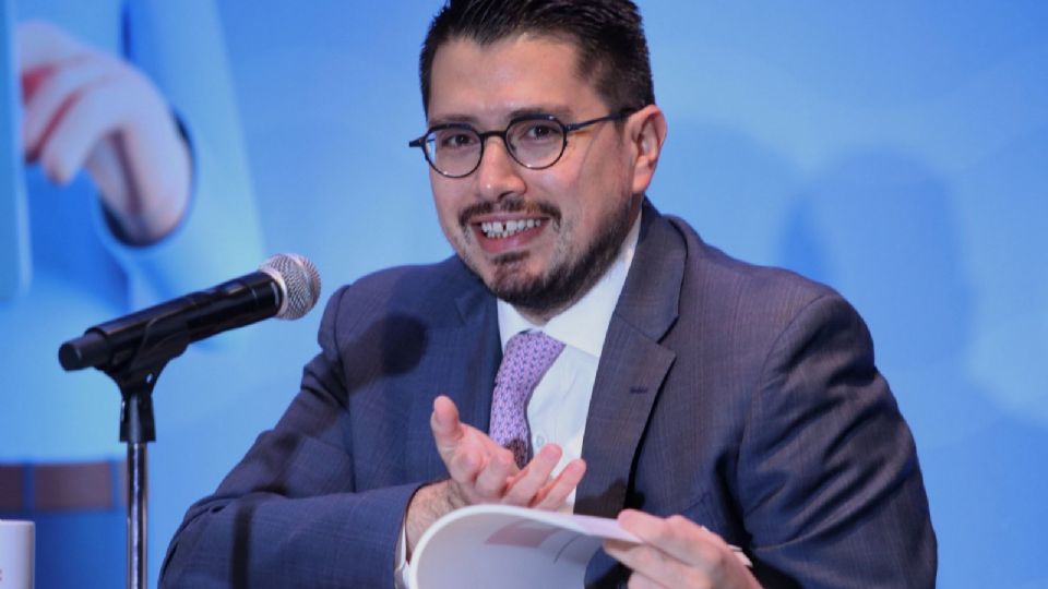 Carlos Martínez Velázquez, director general del Instituto del Fondo Nacional de la Vivienda para los trabajadores (Infonavit), durante la presentación del sitio web Infonavit Fácil.