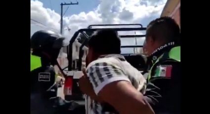 Difunden presunto abuso de autoridad por policías al detener a un hombre en Puebla |VIDEO