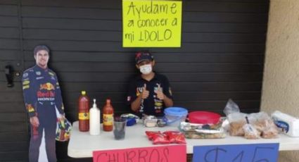 'Checo' Pérez: Matías, su seguidor que vende dorilocos para poder conocerlo