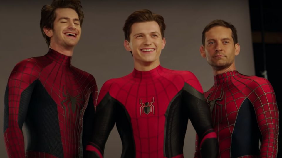 Los tres Spider-mans en la última película del superhéroe.