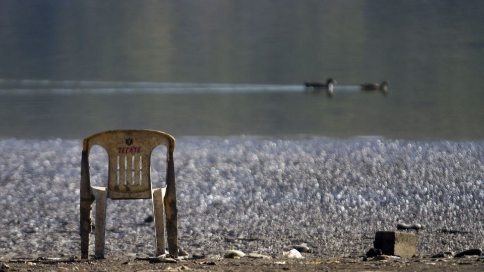 Presa 'Las bocas' en el municipio de Santiago en Nuevo León