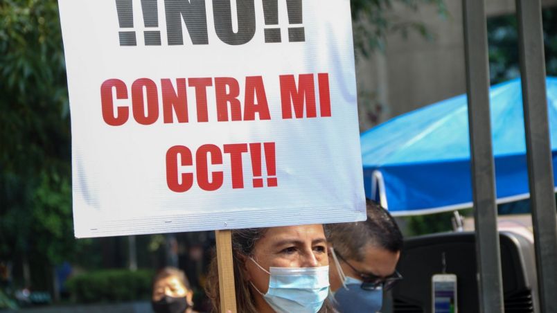 Continua la huelga de sindicalizados de Teléfonos de México