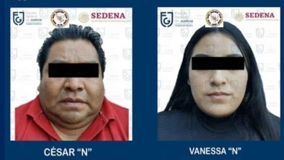 César 'N' y Vanessa 'N', los detenidos por la FGJ-CDMX