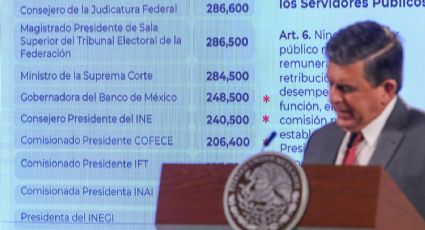 Estos son los funcionarios públicos que ganan más que AMLO