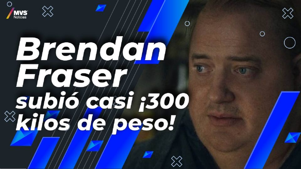 Brendan Fraser subió casi ¡300 kilos de peso!