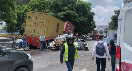 Choque múltiple en carretera Chapala deja al menos 7 heridos y un fallecido