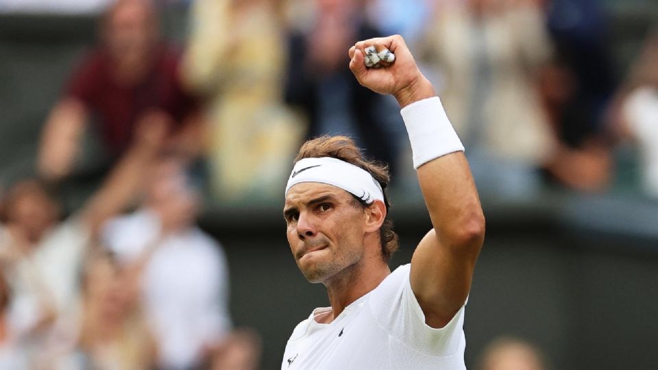 Rafael Nadal venció en cuartos de final a Taylor Fritz en el Campeonato de Wimbledon.