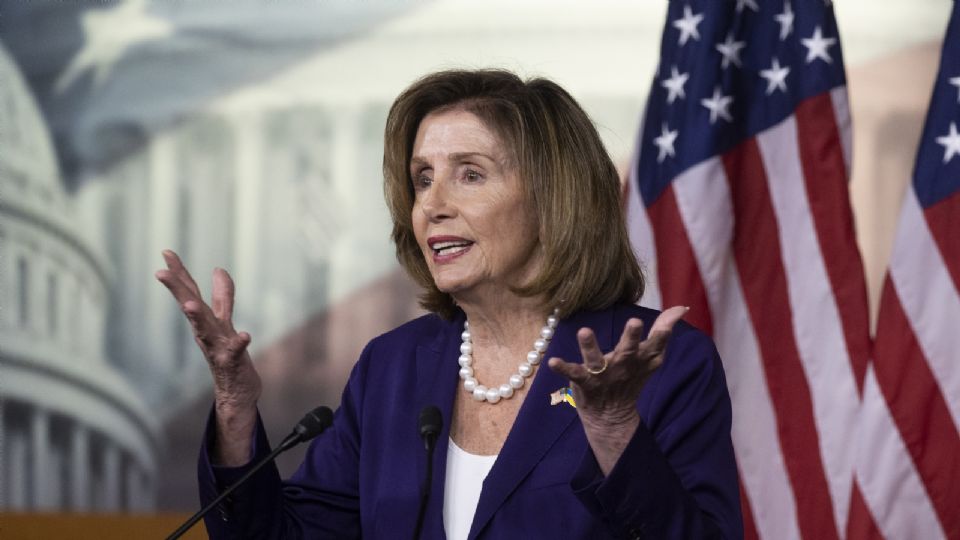 Nancy Pelosi, presidenta de la Cámara de Representantes en EU