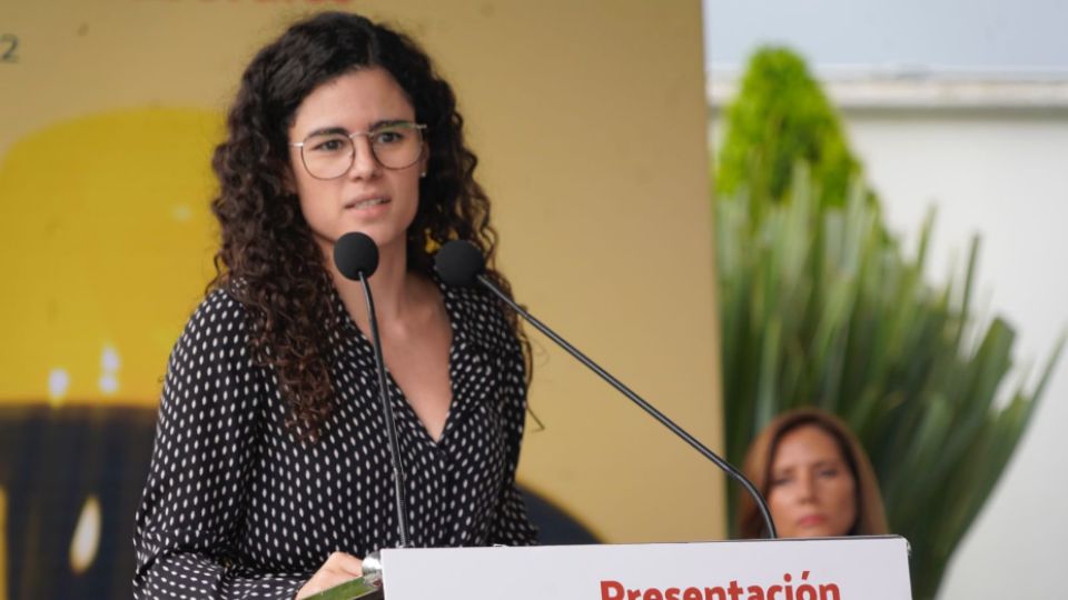 La Secretaria del Trabajo Luisa María Alcalde.