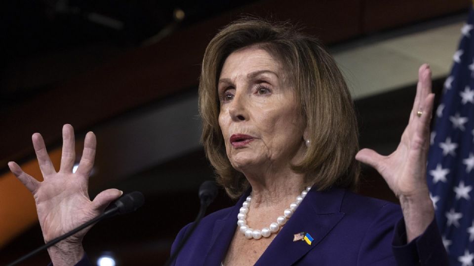 Nancy Pelosi, presidenta de la Cámara de Representantes de EU