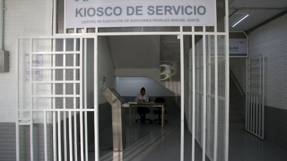 Kioskos de servicios digitales para personas privadas de la libertad en el Centro de Ejecución de Sanciones Penales Varonil Norte. En noviembre de 2019.
