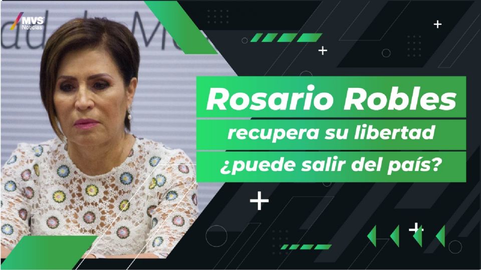 Rosario Robles sale de Santa Martha Acatitla, ¿puede salir del país?