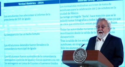 Encinas compara la ‘Verdad Histórica’ vs. ‘Comisión de la verdad’