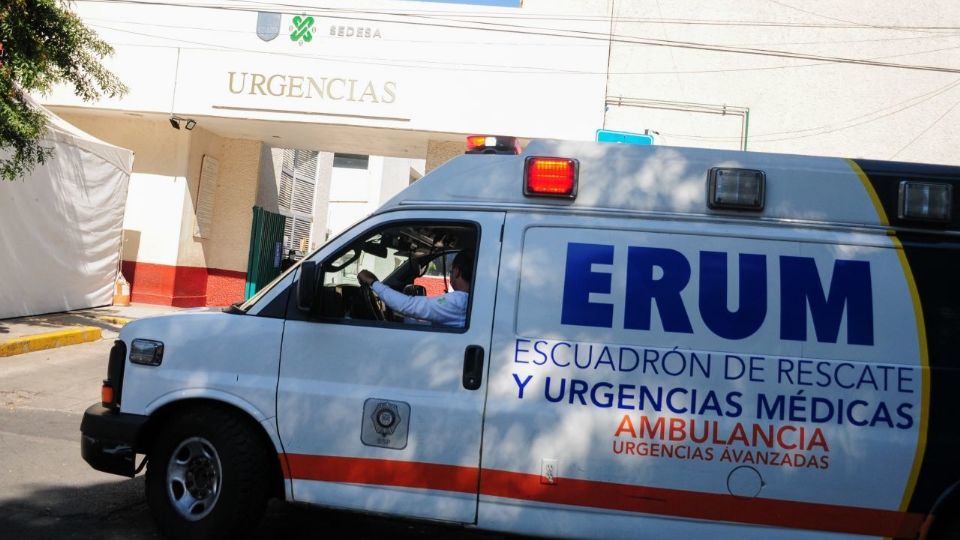 Una ambulancia del ERUM en la CDMX-