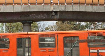 Revisan ingenieros estructurales desnivel en Línea B del Metro: FOTOS