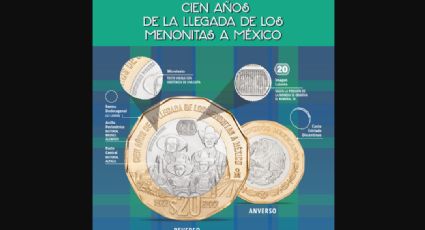 Banxico pone en circulación moneda conmemorativa de 20 pesos