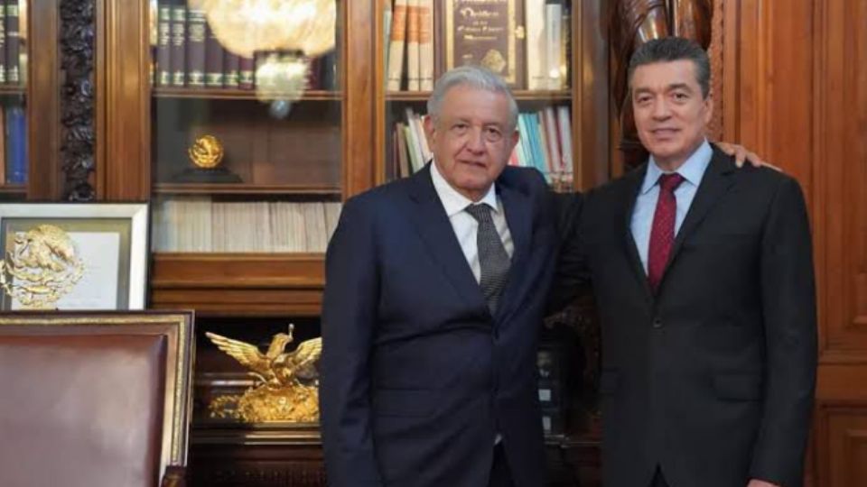 El Presidente de México, Andrés Manuel López Obrador, y gobernador de Chiapas, Rutilio Escandón Cadenas.