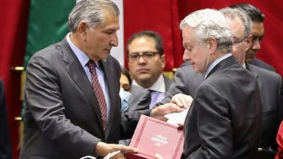 El secretario de Gobernación, Adán Augusto López Hernández entregó al Congreso de la Unión el Cuarto Informe de Gobierno.