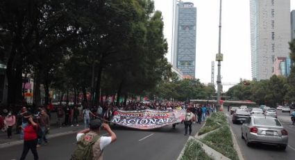 Se moviliza la CNTE en su jornada nacional de lucha
