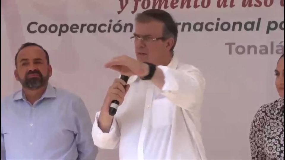 El secretario de Relaciones Exteriores, Marcelo Ebrard.