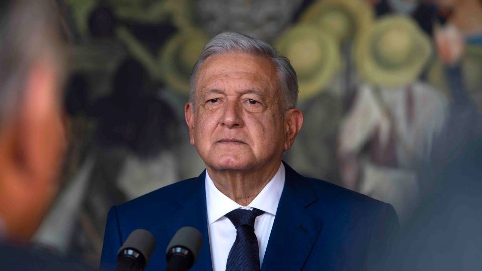 Andrés Manuel López Obrador, Presidente de México, durante la presentación de su 4to Informe de Gobierno en Palacio Nacional.
