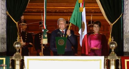 'Muera la corrupción', señala AMLO en ceremonia de Grito de Independencia 2022