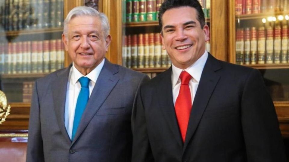 Andrés Manuel López Obrador y Alejandro 'Alito' Moreno