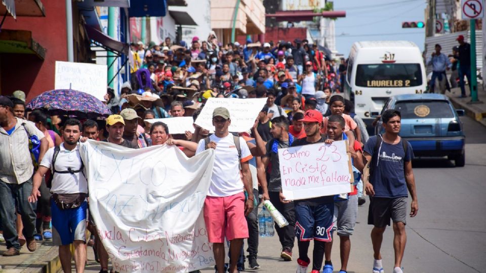 El 5 de septiembre partió la tercera caravana de migrantes irregulares de Tapachula, Chiapas, en lo que va del mes (imagen ilustrativa).
