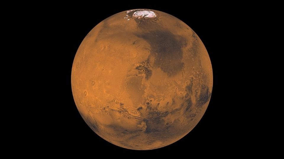 El telescopio James Webb compartió su primera imagen de Marte.