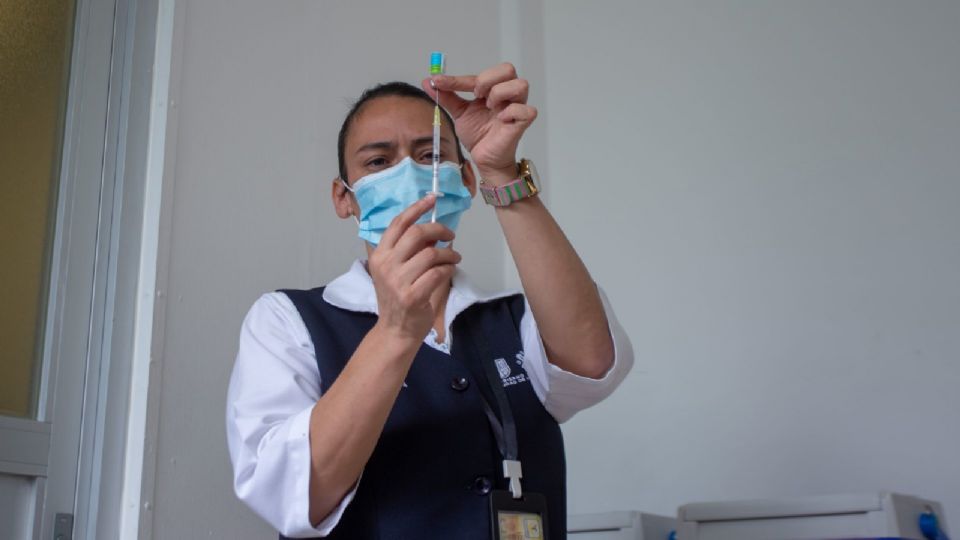 Jornada de Vacunación Poliomielitis en la Ciudad de México (foto del 5 de septiembre de 2022). 

