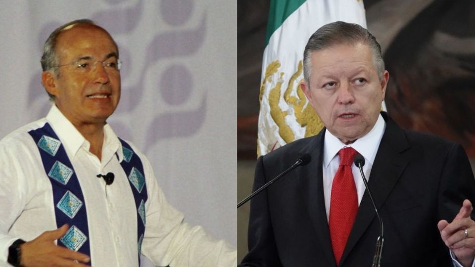 Felipe Calderón, expresidente de México; Arturo Zaldívar, ministro de la SCJN.